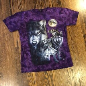 VINTAGE Caballo Wolf Tie Dye T-Shirt